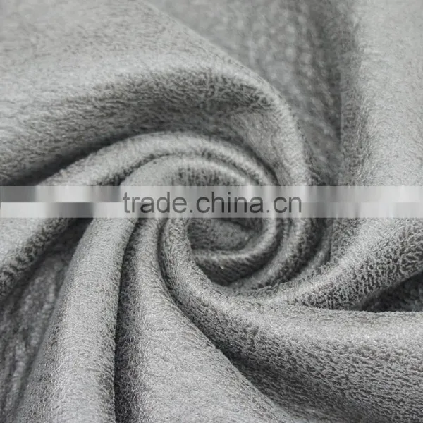 Faux Leather Fabric Cheap/embossed Suede Sofa Fabric/ Faux Elephant Suede Fabric photo-2