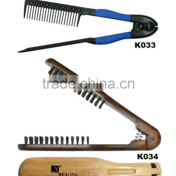 Hair Straightener Comb and Brush