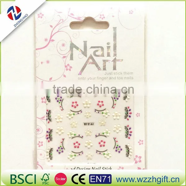 Hot Sale DIY Designs Nail Art Beauty Flower Water Stickers Nail Decals Nail Decoration Tools photo-2