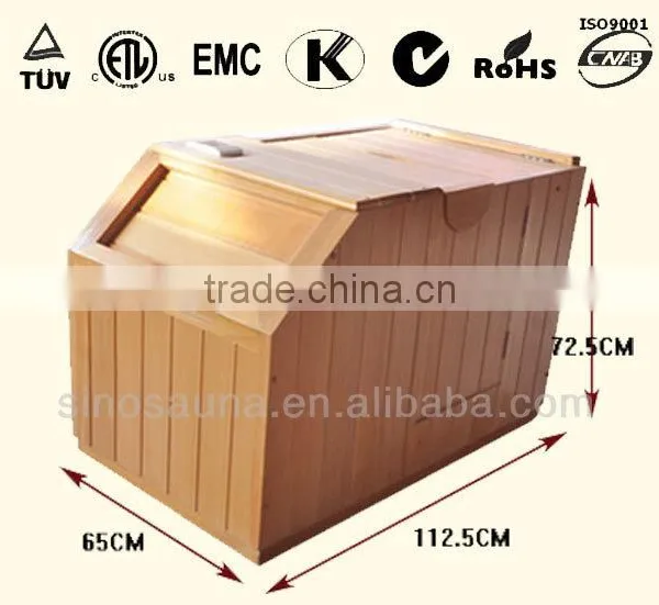 HS-002 Half Body Infrared Sauna Portable Mini Sauna Women's Beauty Machine photo-5