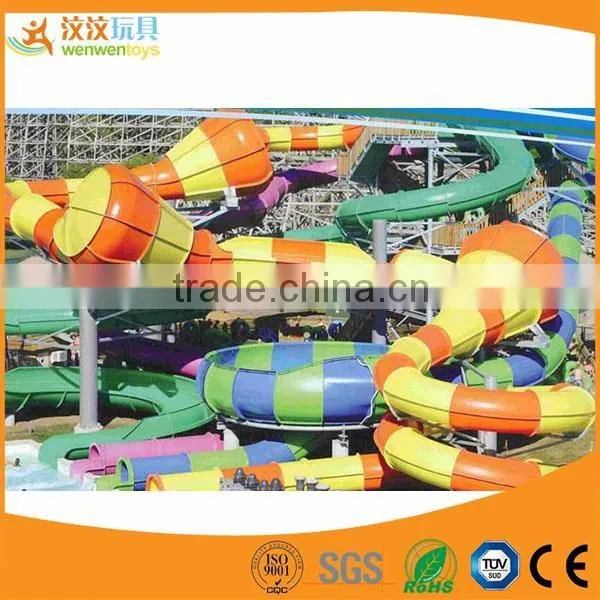 China Factory New Design Fiberglass Water Slide for Sale
