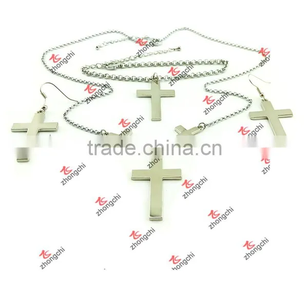 Fashion Metal Cross Charms Pendant Earrings for Sale photo-6