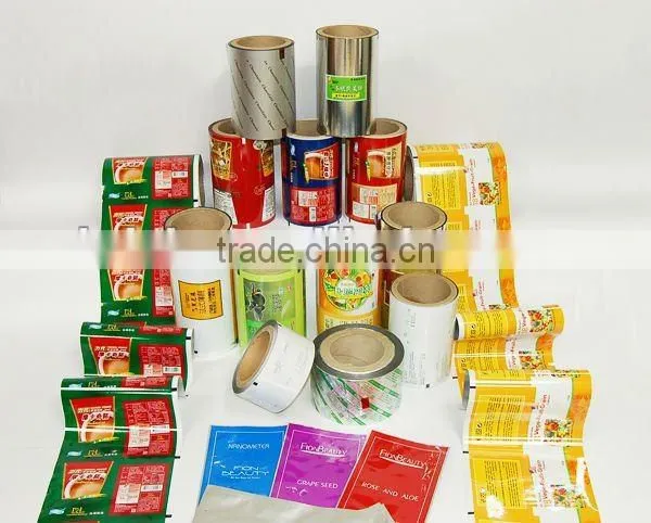 Custom Print Laminating Food Packing Film Packaging Film PE/BOPP,PE/PET/VMPET,PET/AL/PE Transactions photo-2