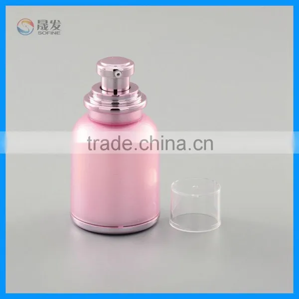 Round Cosmetic Acrylic Lotion Pump Bottle photo-4