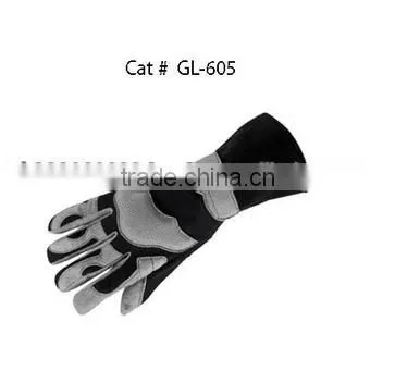 Black And White Karting Gloves