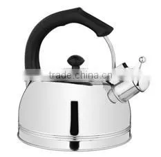 Stainless Steel Whisting Kettle With Fixed Color Handle