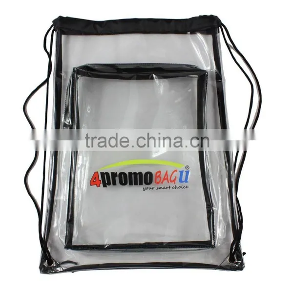 Double Pockets PVC & EVA Drawstring Bag photo-2