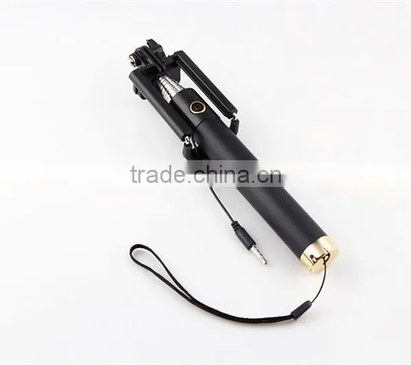 2015 Wholesale Supreme Best Seller Wired Mini Monopod Pen Size Selfie Stick, Monopod Selfie-Stick, Foldable Selfie Monopod photo-2