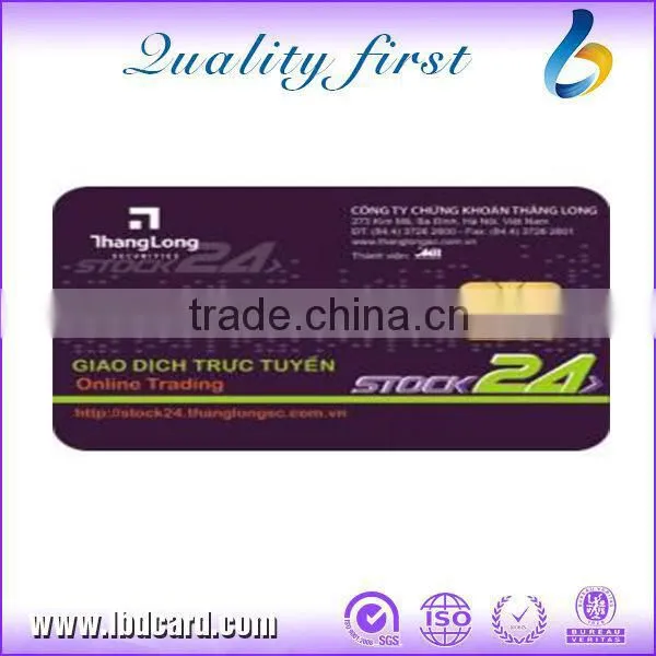 LBD High Quality Contact SLE4442 Smart Card for Blocking Security Systerm photo-3