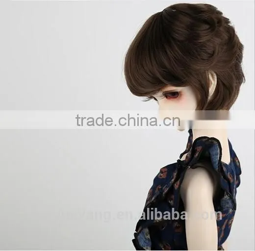 New Style Synthetic Short Wavy 1/4 Bjd Doll Wigs photo-2