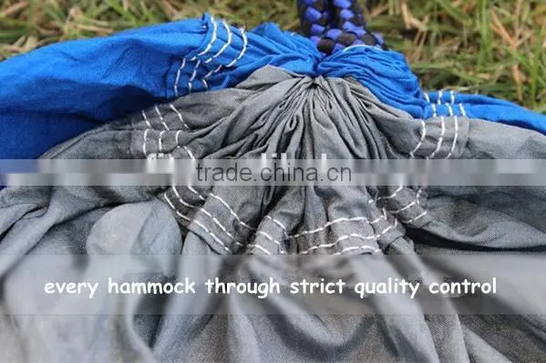 Lightweight Portable Nylon Parachute Hammock With Two Hammock Two Straps and Carrying Case photo-5