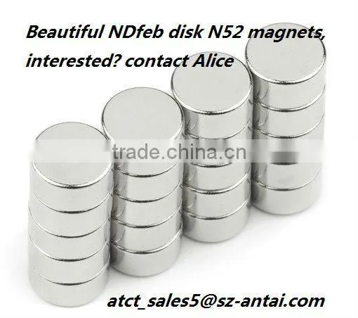 N35M Permanent NdFeB Disk Magnet for Generator