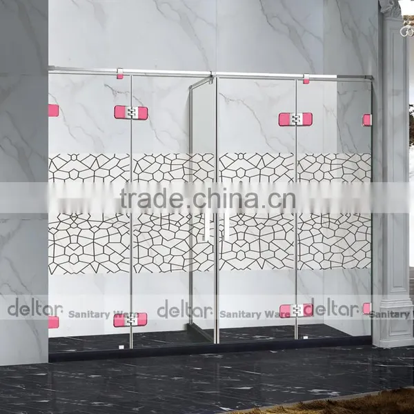 Prefab Shower Enclosure/enclosed Shower Room/portable Shower Bath Screens Portable Toilet and Shower Room 2person Shower Cubicle photo-2