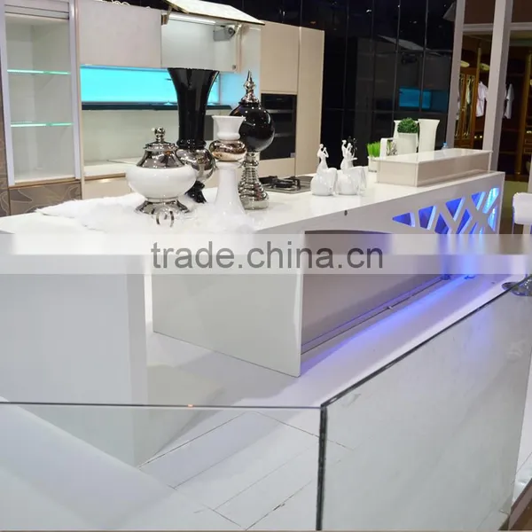 Led Lighted Bar Counters Bar Tables Cheap Reception Desk photo-2