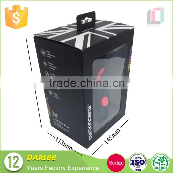 Chinese Factory Embossed Recyclable Art Paper Headphone Paper Box With Logo photo-3