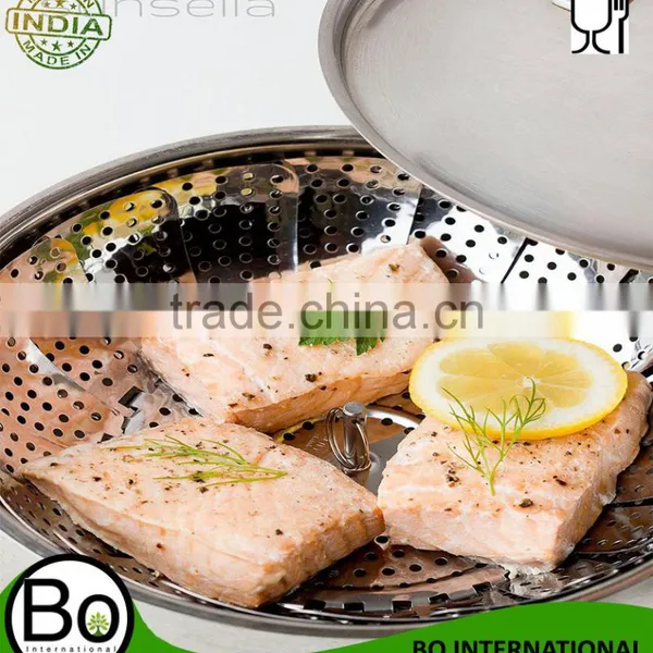 Best Cookware Stainless Vegetable Steamer, 5.3" to 9.3" photo-3