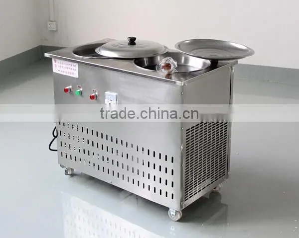 Stainless steel fried ice cream machine