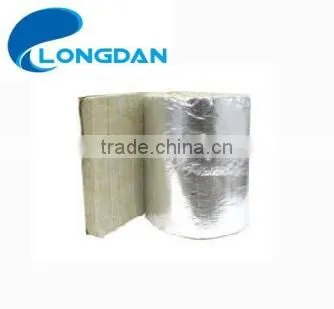 High Quality Cheaper Thermal Insulation Fire-proof Rock Wool Roll Oven With Glass Tissue Cloth photo-2