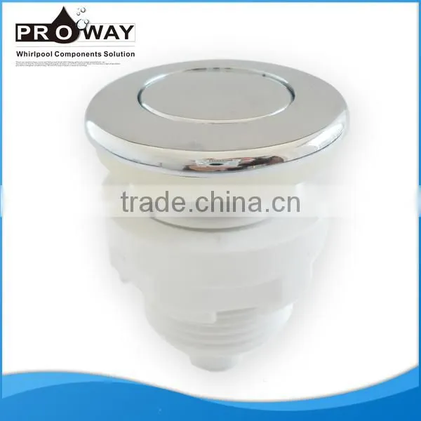 PROWAY bathtub Chrome-plated ABS front push button square Whirlpool bath push button