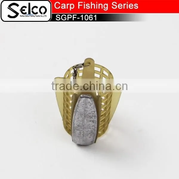 Plastic Mesh Fishing Cage Feeder With Terminal Swivel Snap photo-5