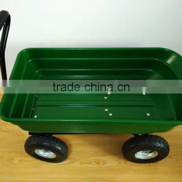 Garden Poly Dump Cart Wagon Wheelbarrow Yard Barrow photo-4