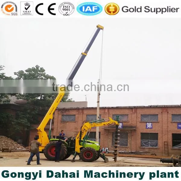 Factory Directly Supply Hydraulic Pole Digging Machine photo-4