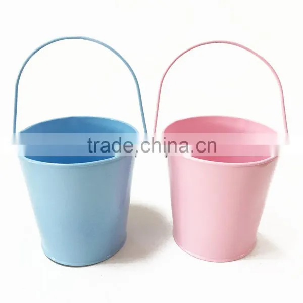 A9434e Wedding Favor Tin Pail, Metal Pail, Colored Tin Bucket photo-6