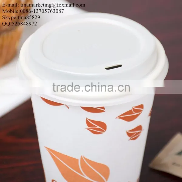 EcoChoice 10-20 Oz. White Compostable and Biodegradable Paper Hot Cup Lid photo-3
