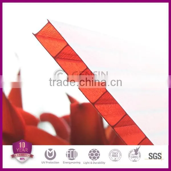 High Quality 2100*5800mm Hollow 8mm Polycarbonate Sheet photo-2