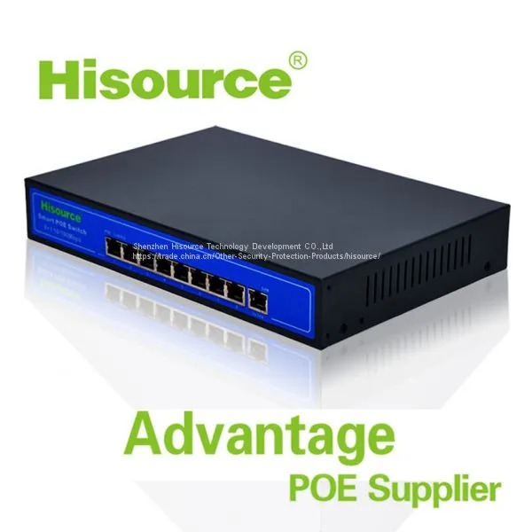 10/100 Мбит/с 8-портный коммутатор с поддержкой Power over Ethernet быстрого стандарта Ethernet photo-2