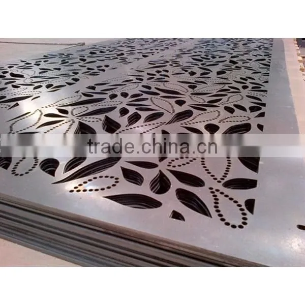 Architectural Laser Cut Curtain Walls Aluminum Perforated Facade Panle photo-3