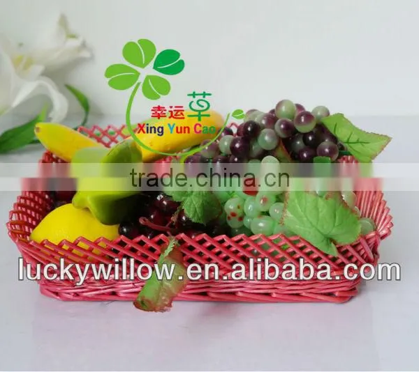 Handmade Wicker Empty Food Fruit Basket photo-5