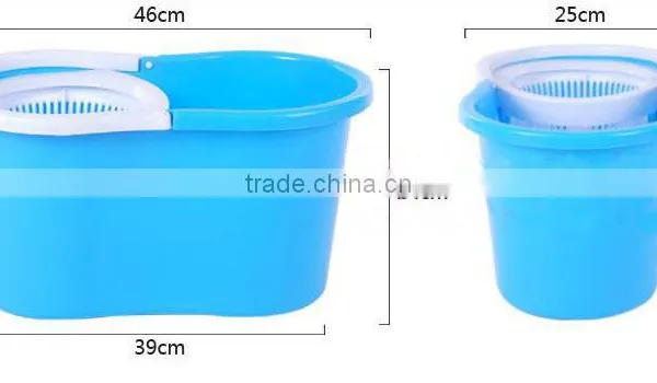 Cheapest Good Quality 360 Magic Rotate Spin Mop Bucket 2 Heads As Seen on TV photo-2