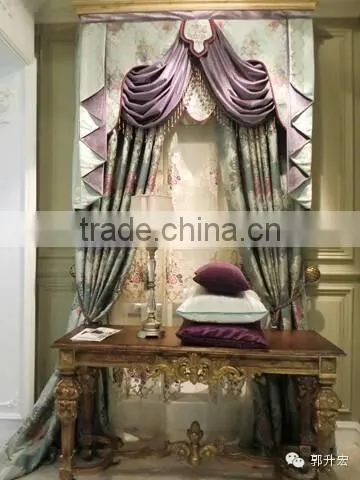 Reproduction Furniture Living Room Console Table and Mirror Set photo-4