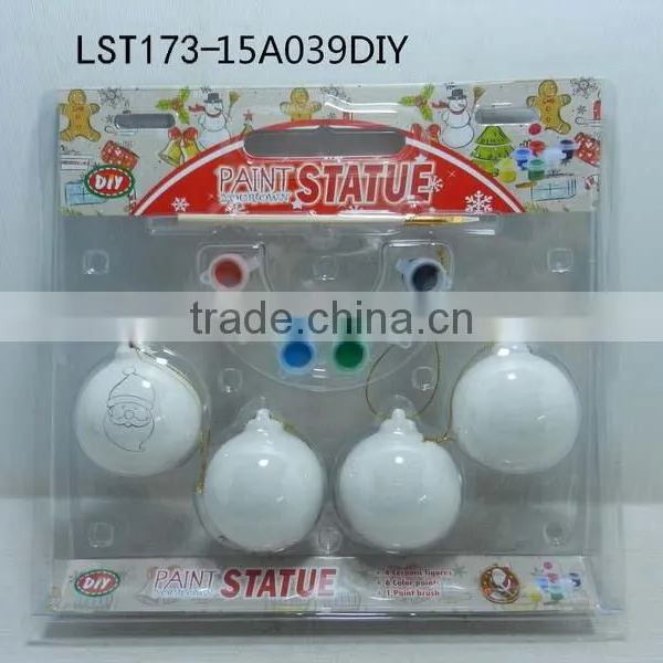 New Ceramic DIY Christmas Paint Set,diy Watercolor Paint Set,paint Brush Set photo-5