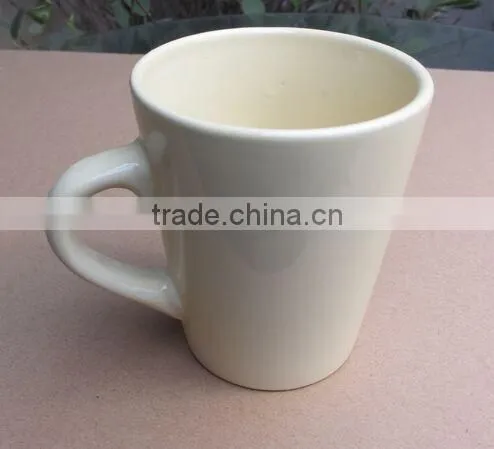 V Shape Funnel Stoneware Tea Coffee Mug photo-5