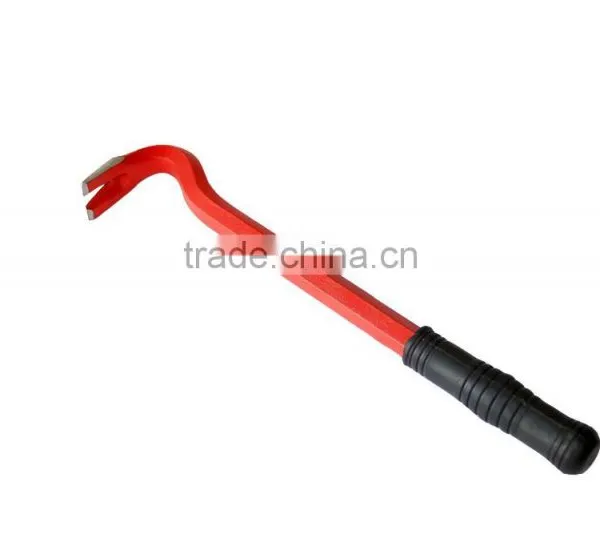 the forged hexagonal bar with the rubber handle
