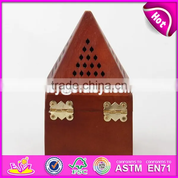 2017 New Design Spire Shape Wooden Incense Burner W02A258 photo-3