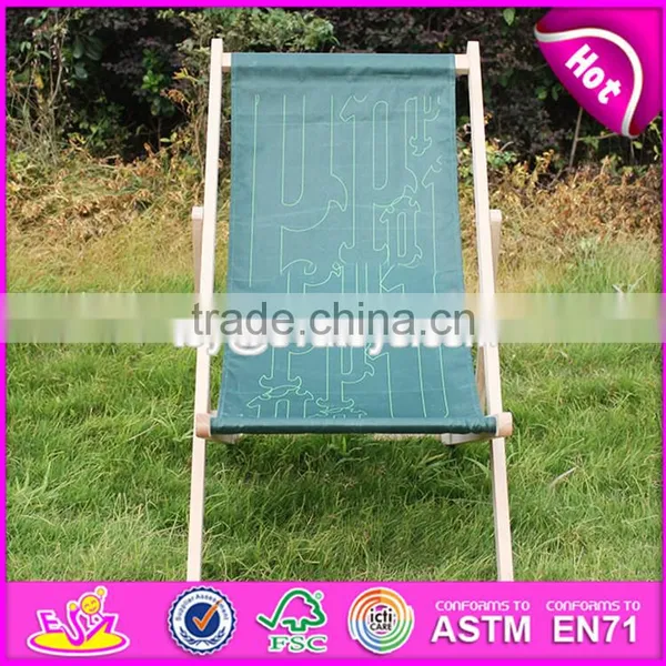 2017 New Design Folding Wooden Beach Chairs for Sale W08G218 photo-4