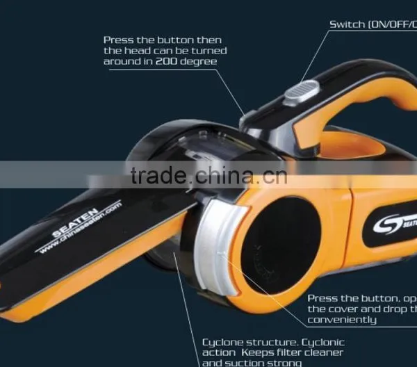 Car Portable Super Cyclone Handheld Vacuum Cleaner Wet and Dry for Car photo-2