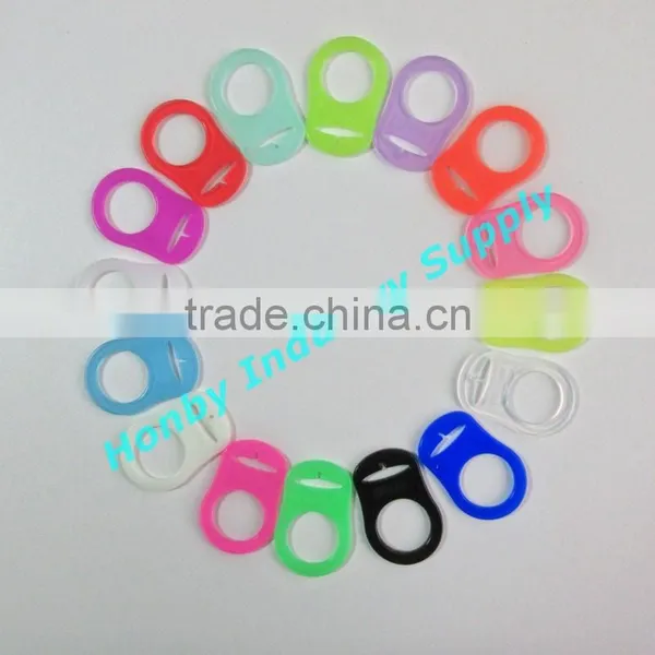 High Quality Colored Soft Silicone Pacifier Ring Safe For Baby photo-2