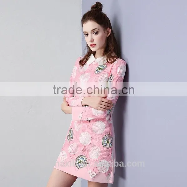 Women Clothing Winter Bottoming Dress Woman European Big Size Dress photo-2