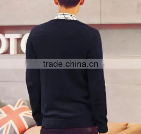 100% Cashmere Men's Flat Seam Pullover Sweater photo-2