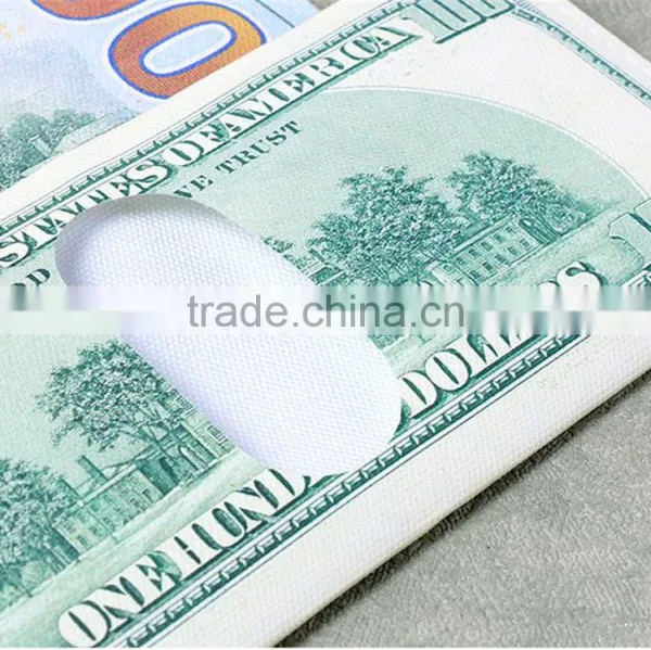 Original Design Durable Funny Banknotes Shaped Wholesale Canvas Wallet photo-5