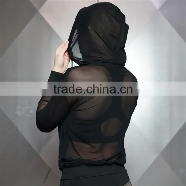 In the Gym Mesh Long Sleeve Custom Mesh t Shirt for Women From China Suppliers photo-2