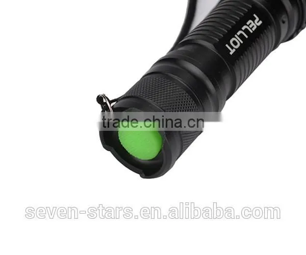 Zoomable Multifunctional Long Lasting Time Tactical Flashlight With Five Stalls photo-5