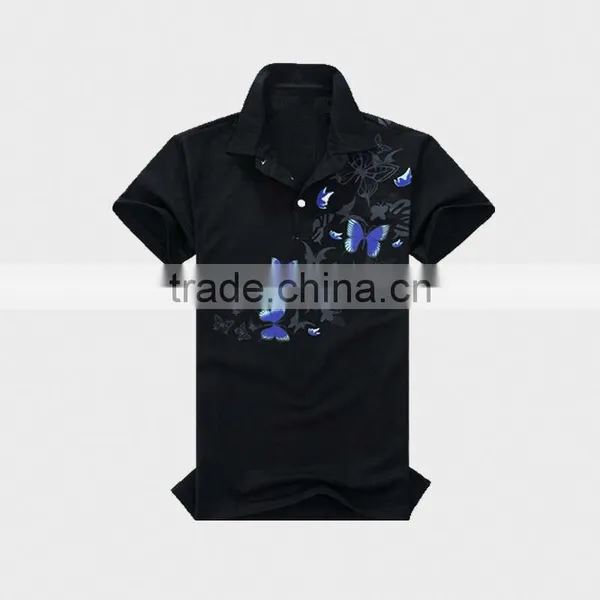 2015 China SupplierSummer Men's Polo Shirt With Ribbon photo-3