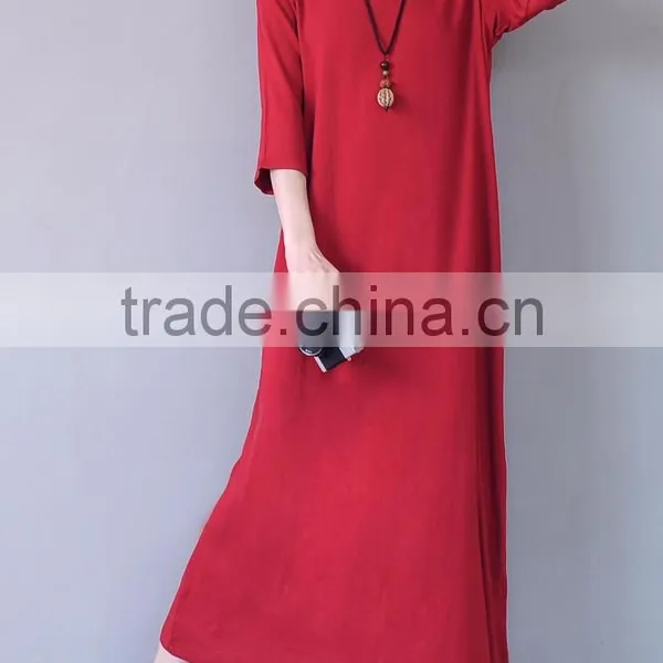 Z&M Linen Long Dress Woman Linen Dress Dress Linen photo-4