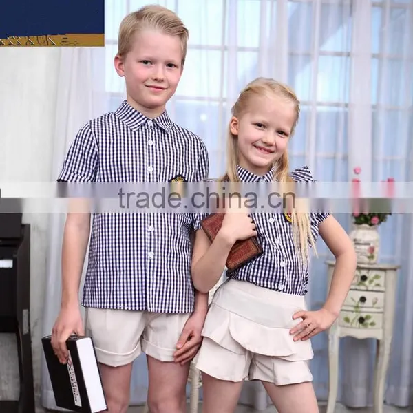 Custom Wholesale School Shorts Uniform Shirts Summer Fashion School Uniforms photo-4