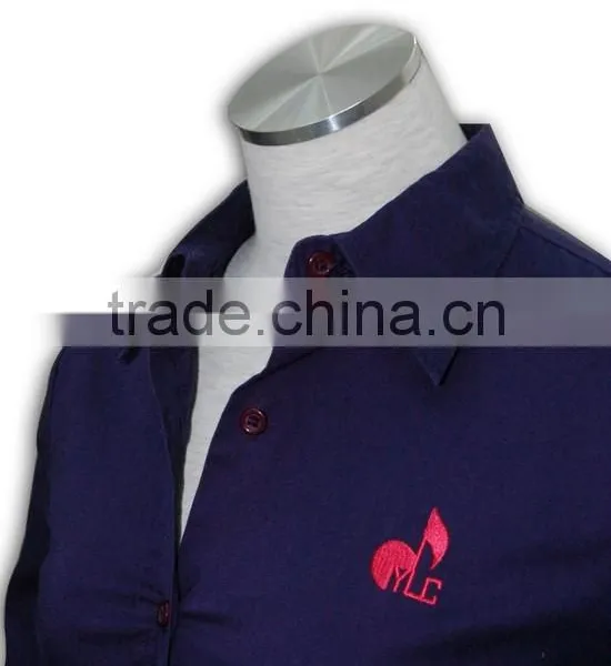 2015 Hot Sell Wholesale Long Sleeve Tailored Cool Cotton Shirts photo-5